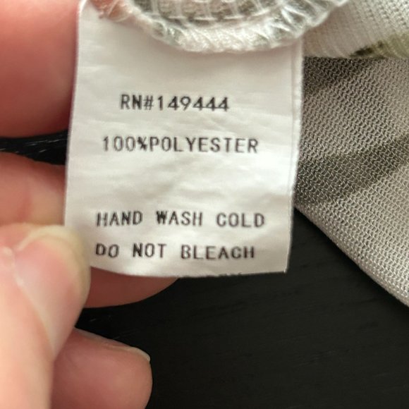 Siren Lily Maternity‎ Blouse Top Off Shoulder Floral Sheer Ruffled Neckline Sz M - Picture 5 of 15